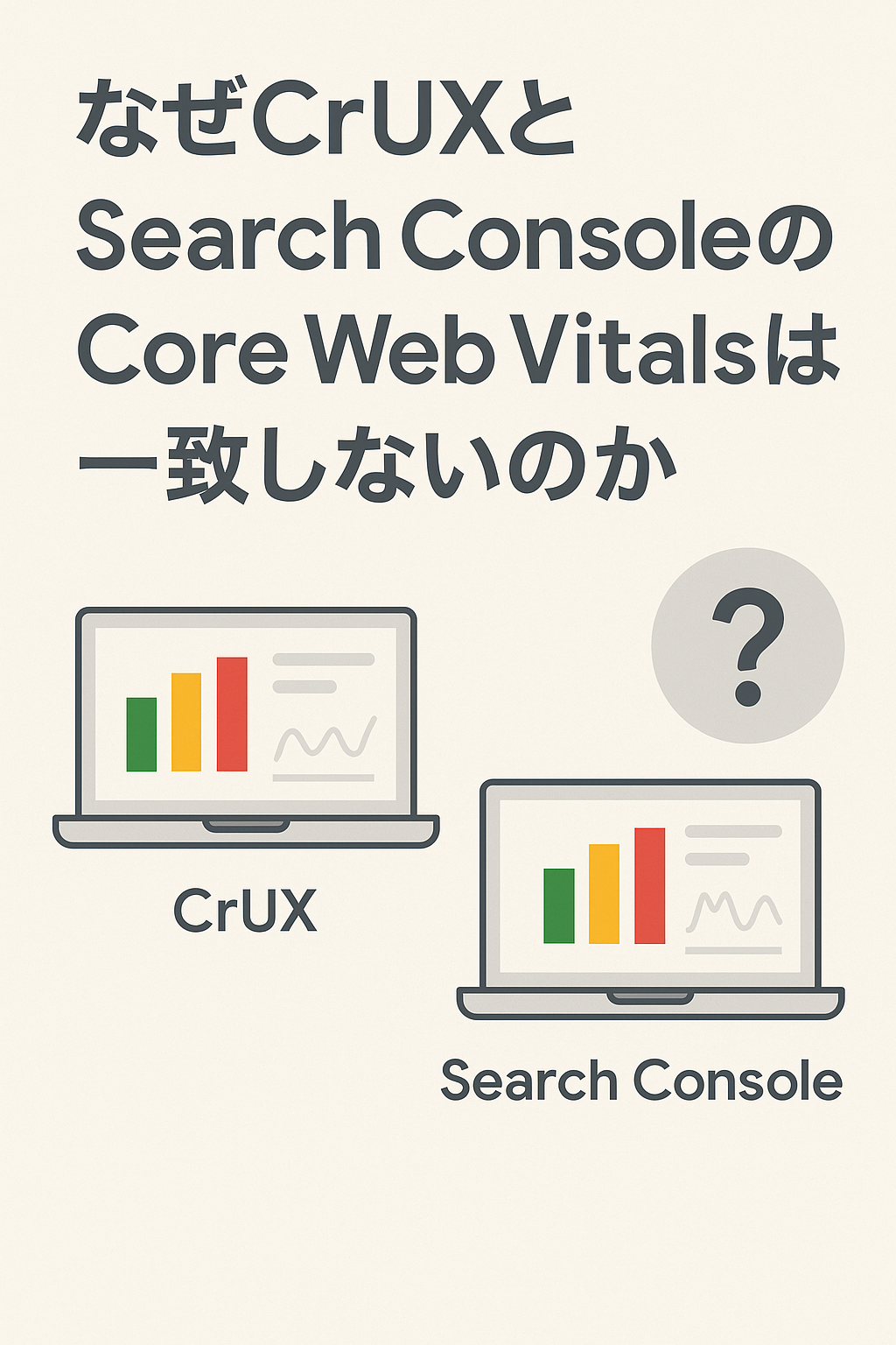 Google: なぜCrUXとSearch ConsoleのCore Web Vitalsは一致しないのか