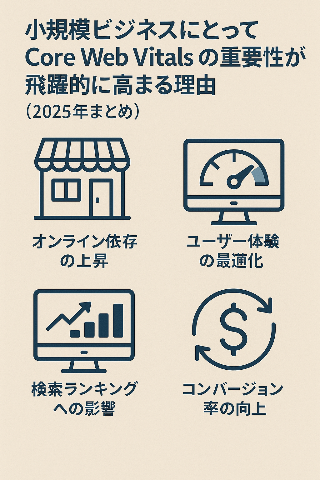 小規模ビジネスにとってCore Web Vitalsの重要性が飛躍的に高まる理由（2025年まとめ） コンテンツ開始